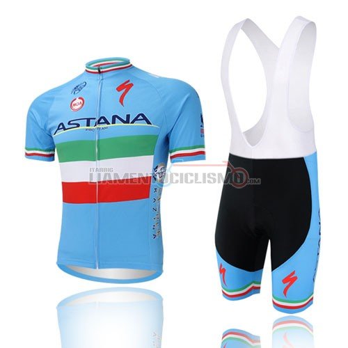 Abbigliamento Ciclismo Astana 2016 celeste