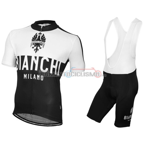 Abbigliamento Ciclismo Bianchi 2016 nero e bianco