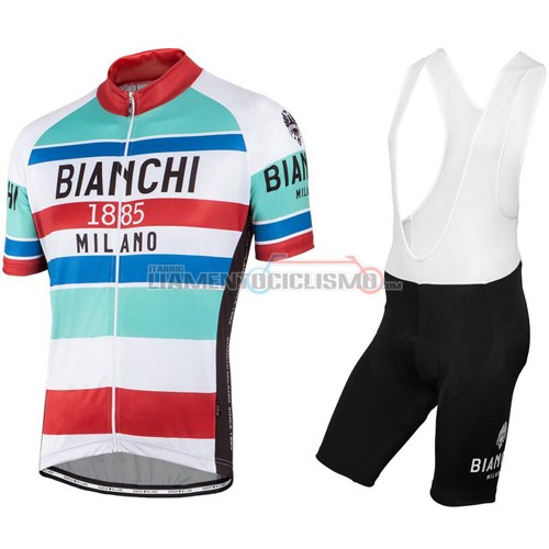 Abbigliamento Ciclismo Bianchi 2016 rosso e bianco
