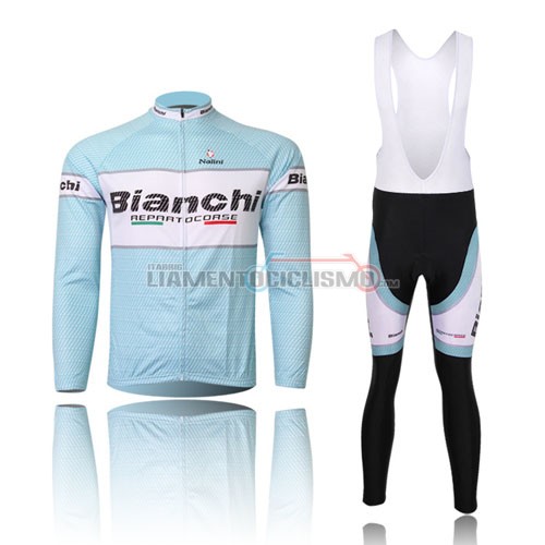 Abbigliamento Ciclismo Bianchi ML 2011 bianco e celeste