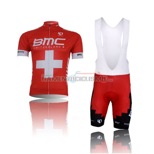 Abbigliamento Ciclismo BMC 2014 bianco e arancione