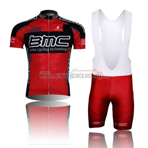 Abbigliamento Ciclismo BMC 2015 rosso e nero
