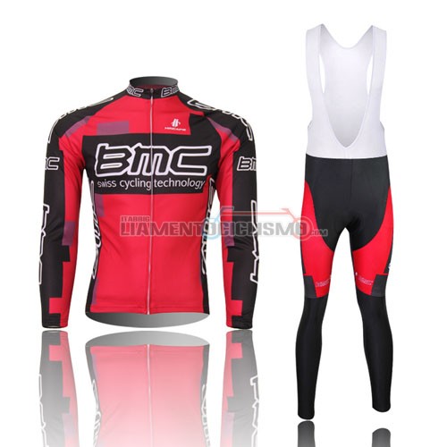 Abbigliamento Ciclismo BMC ML 2015 rosso e nero