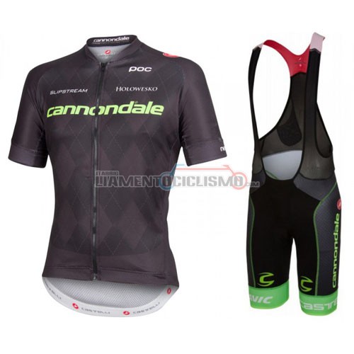 Abbigliamento Ciclismo Cannondale 2016 nero e verde