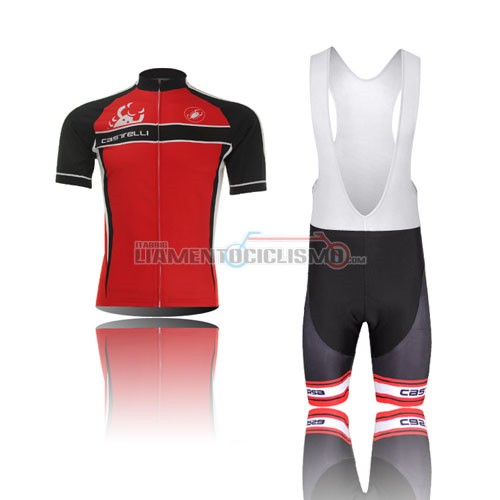 Abbigliamento Ciclismo Castelli 2010 nero e rosso
