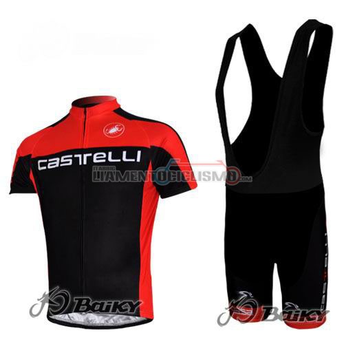 Abbigliamento Ciclismo Castelli 2011 nero e rosso