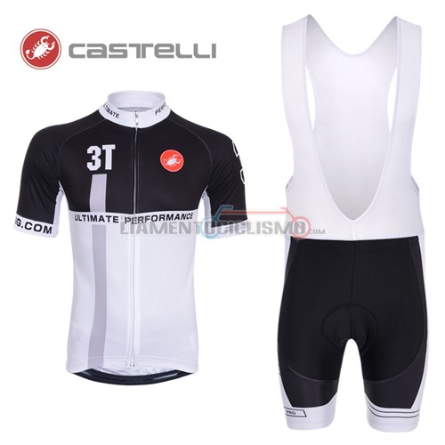 Abbigliamento Ciclismo Castelli 3T 2014 nero e bianco