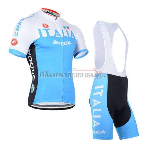 Abbigliamento Ciclismo Castelli 2014 blu e bianco