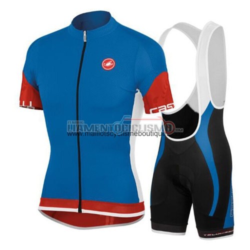 Abbigliamento Ciclismo Castelli 2015 blu e rosso