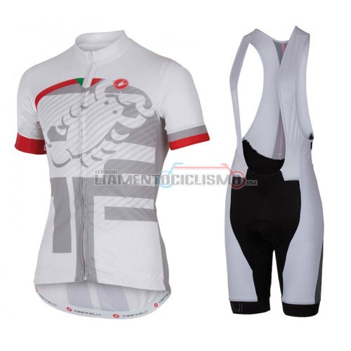 Abbigliamento Ciclismo Castelli 2016 bianco e rosso