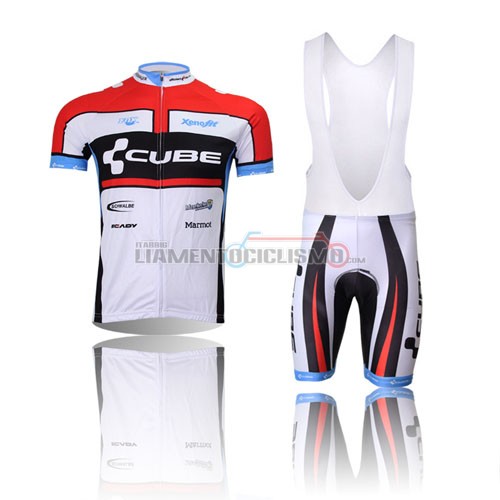 Abbigliamento Ciclismo Cube 2012 bianco e rosso