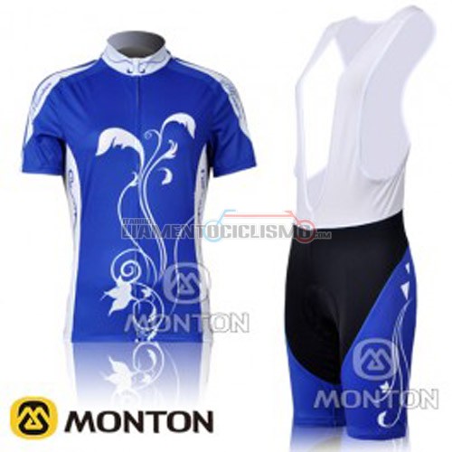 Donne Abbigliamento Ciclismo MONTON 2011 blu e bianco