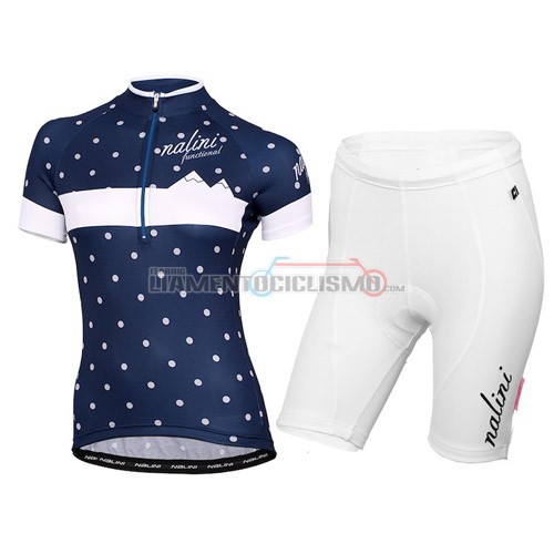 Donne Abbigliamento Ciclismo Nalini 2015 blu e bianco