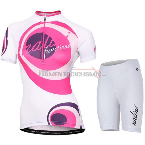 Donne Abbigliamento Ciclismo Nalini 2016 bianco e fuxia