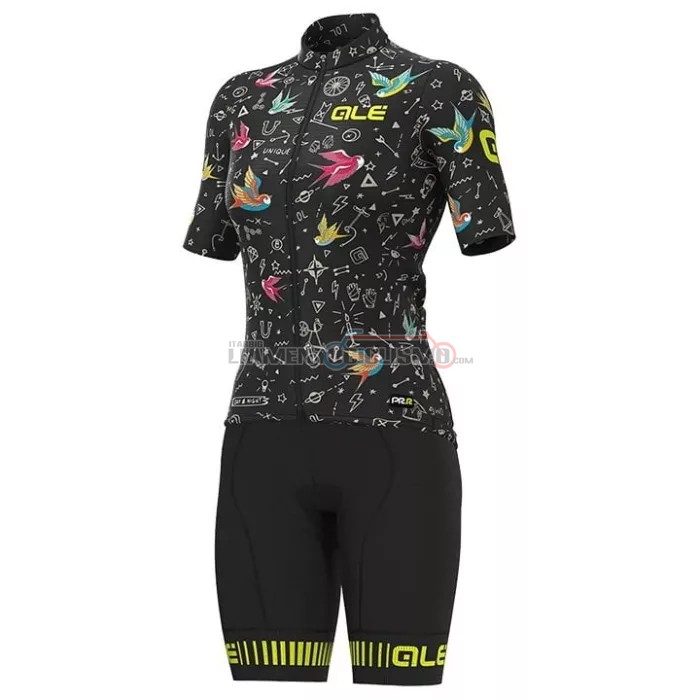 Abbigliamento Ciclismo ALE Manica Corta 2022 Nero Multicolore