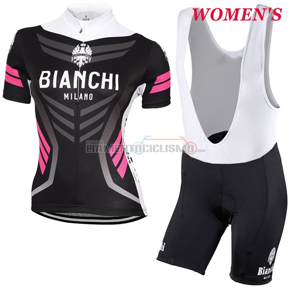 Donne Abbigliamento Ciclismo Bianchi 2017 nero
