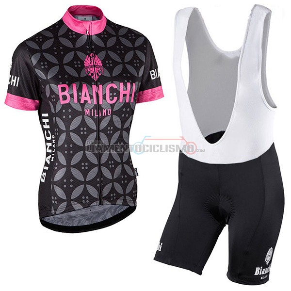 Donne Abbigliamento Ciclismo Bianchi 2017 rosa