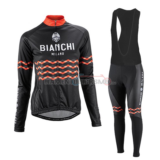 Donne Abbigliamento Ciclismo Bianchi ML 2016 arancione e nero