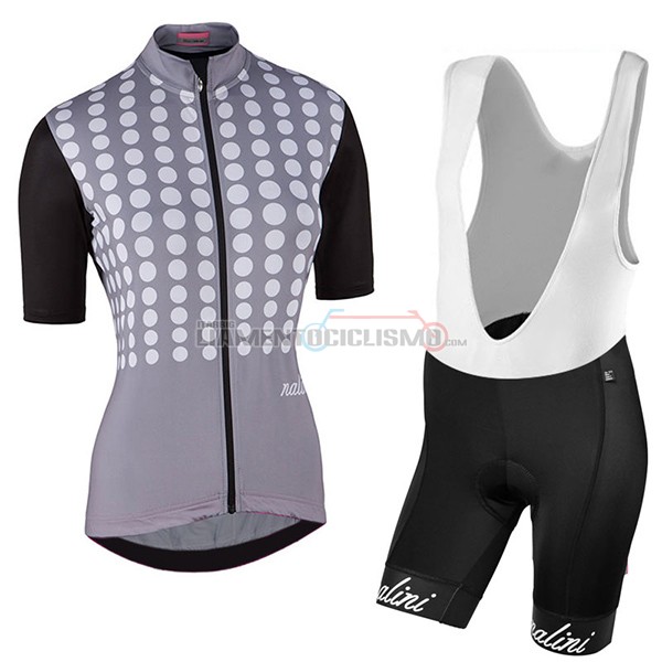 Donne Abbigliamento Ciclismo Nalini Optical 2017 nero e grigio