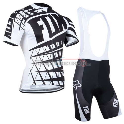 Abbigliamento Ciclismo Fox 2014 nero e bianco