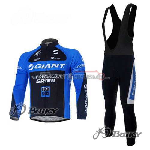 Abbigliamento Ciclismo Giant ML 2011 nero e blu