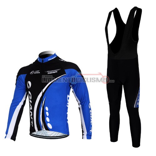Abbigliamento Ciclismo Giant ML 2012 nero e blu