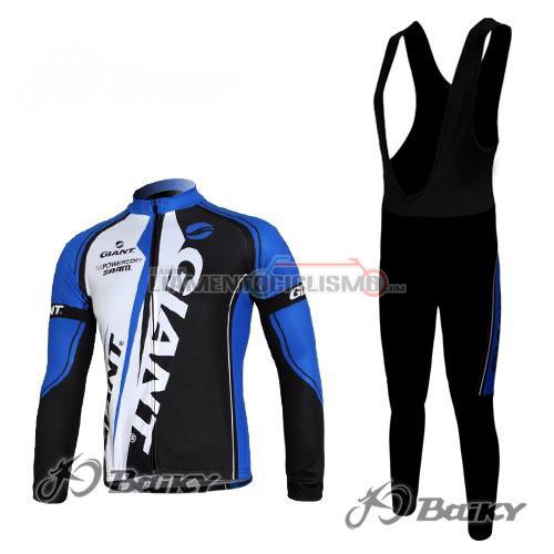 Abbigliamento Ciclismo Giant ML 2013 blu e nero