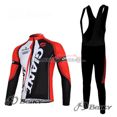 Abbigliamento Ciclismo Giant ML 2013 rosso e nero