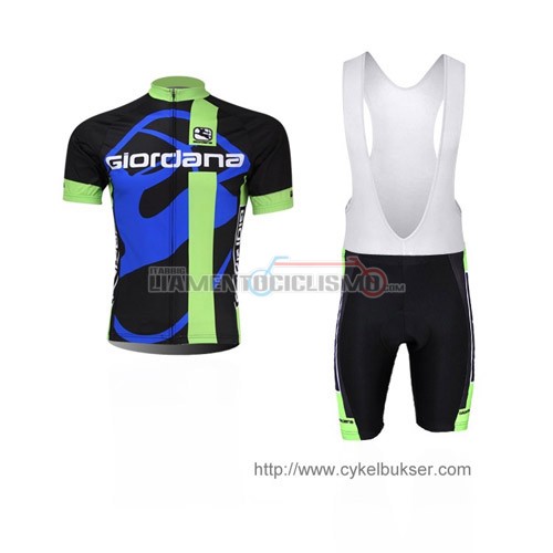 Abbigliamento Ciclismo Giordana 2015 nero e verde
