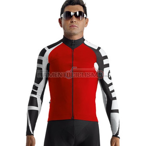 Abbigliamento Ciclismo Assos ML 2014 bianco e rosso