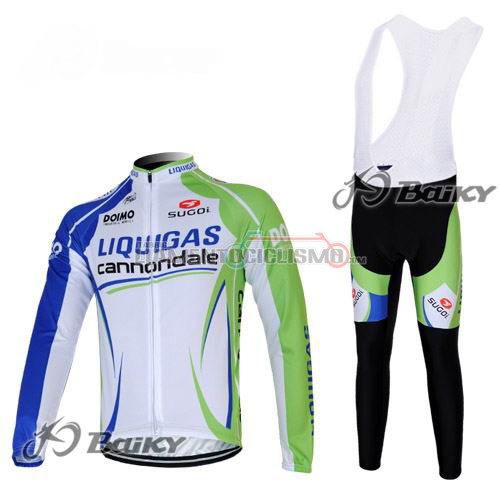 Abbigliamento Ciclismo Liquigas ML 2012 bianco everde
