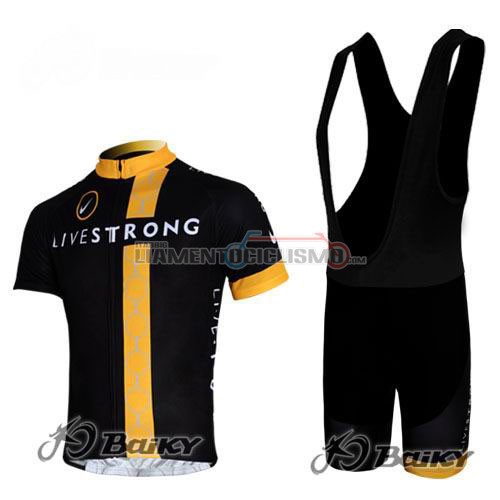 Abbigliamento Ciclismo LiveStrong 2011 nero e giallo