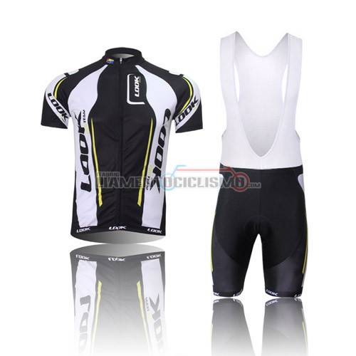 Abbigliamento Ciclismo Look 2012 nero e bianco