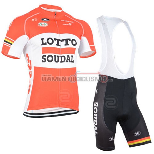 Abbigliamento Ciclismo Lotto 2015 arancione e bianco