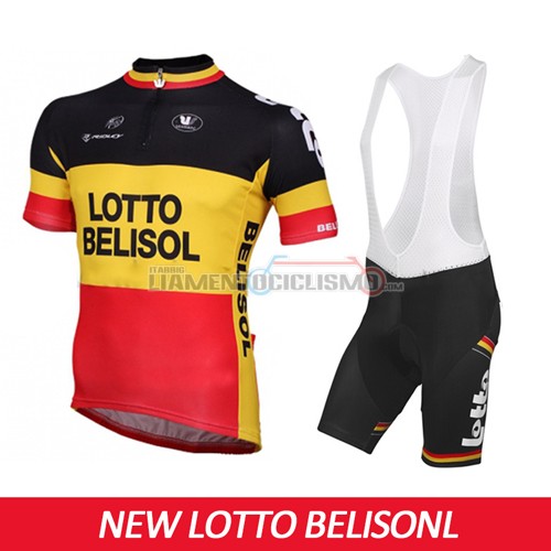 Abbigliamento Ciclismo Lotto 2015 rosso e giallo