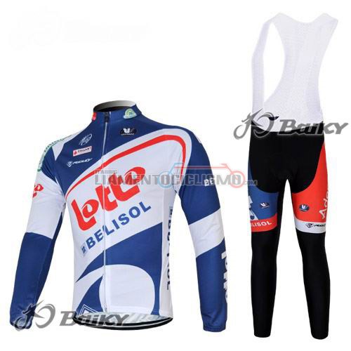 Abbigliamento Ciclismo Lotto ML 2014 bianco e blu