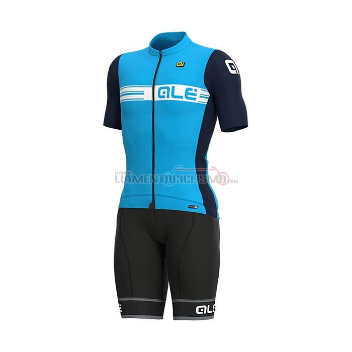 Abbigliamento Ciclismo ALE Manica Corta 2021 Blu(6)