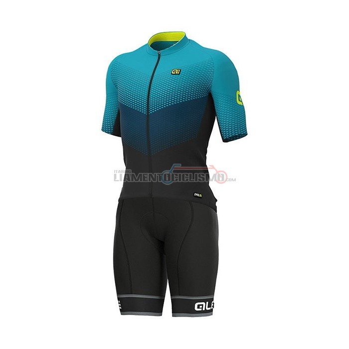 Abbigliamento Ciclismo ALE Manica Corta 2021 Blu Verde