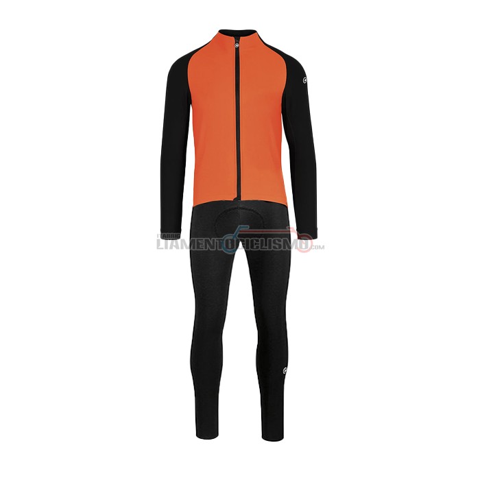 Abbigliamento Ciclismo Assos Manica Lunga 2021 Arancione