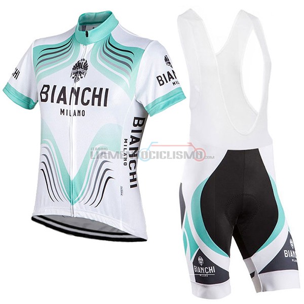 Abbigliamento Ciclismo Bianchi 2017 Milano 2017 bianco