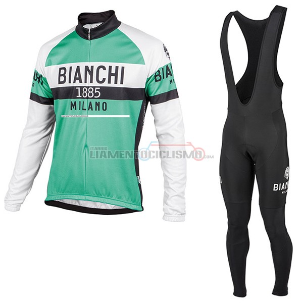 Abbigliamento Ciclismo Bianchi 2017 Milano ML 2017 verde