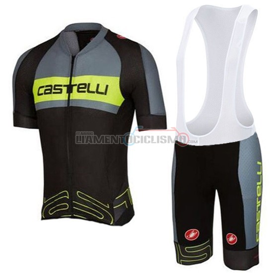 Abbigliamento Ciclismo Castelli 2016 verde e nero