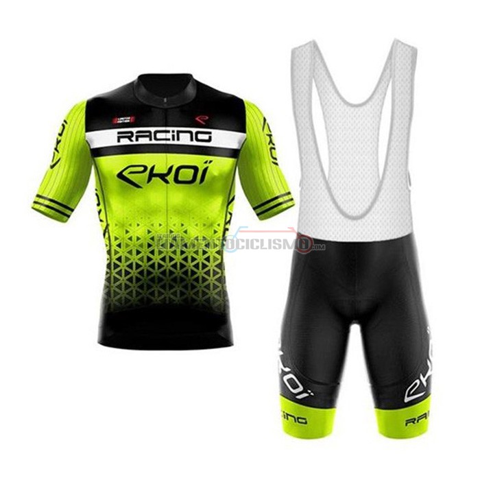 Abbigliamento Ciclismo EKOI Manica Corta 2020 Nero Verde