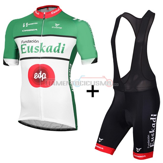 Abbigliamento Ciclismo Euskadi 2016 nero e verde
