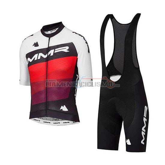 Abbigliamento Ciclismo MMR Manica Corta 2020 Bianco Nero Rosso