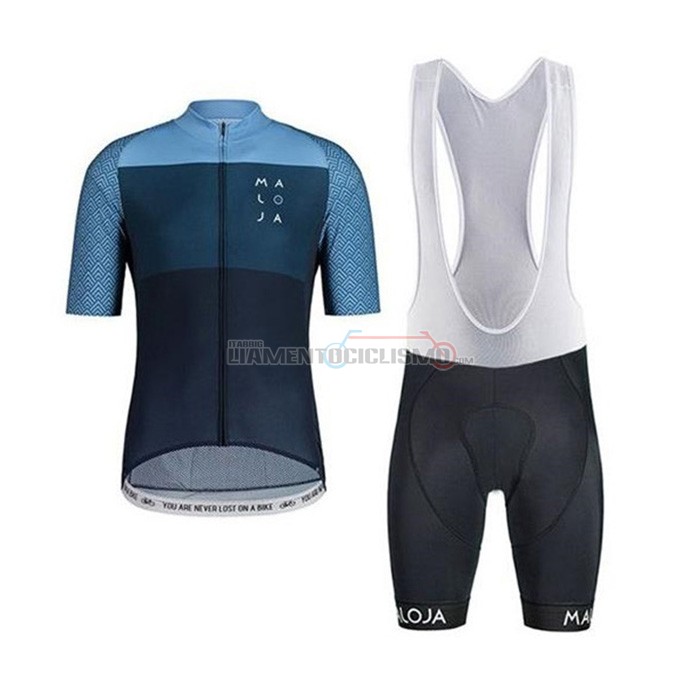 Abbigliamento Ciclismo Maloja Manica Corta 2020 Blu