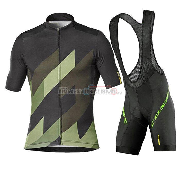 Abbigliamento Ciclismo Mavic Manica Corta 2020 Nero Verde