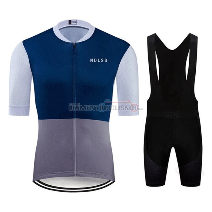 Abbigliamento Ciclismo NDLSS Manica Corta 2020 Grigio Blu