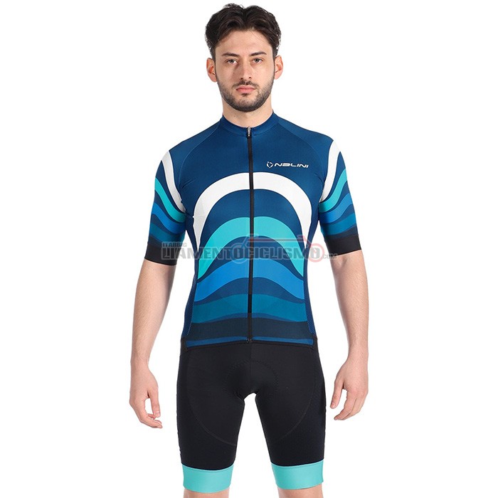 Abbigliamento Ciclismo Nalini Manica Corta 2022 Blu