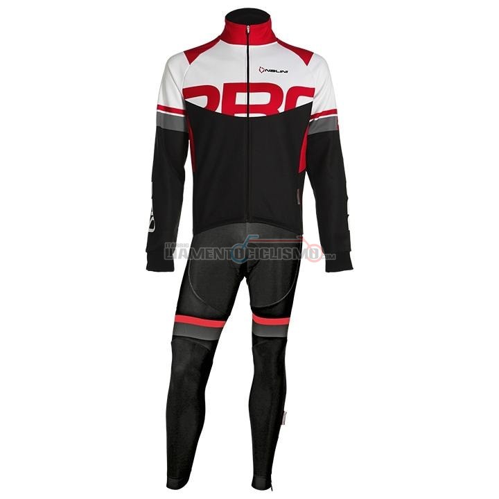 Abbigliamento Ciclismo Nalini Manica Lunga 2020 Nero Bianco Rosso(2)